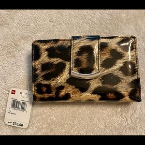 New! Mundi Compact Leopard Wallet